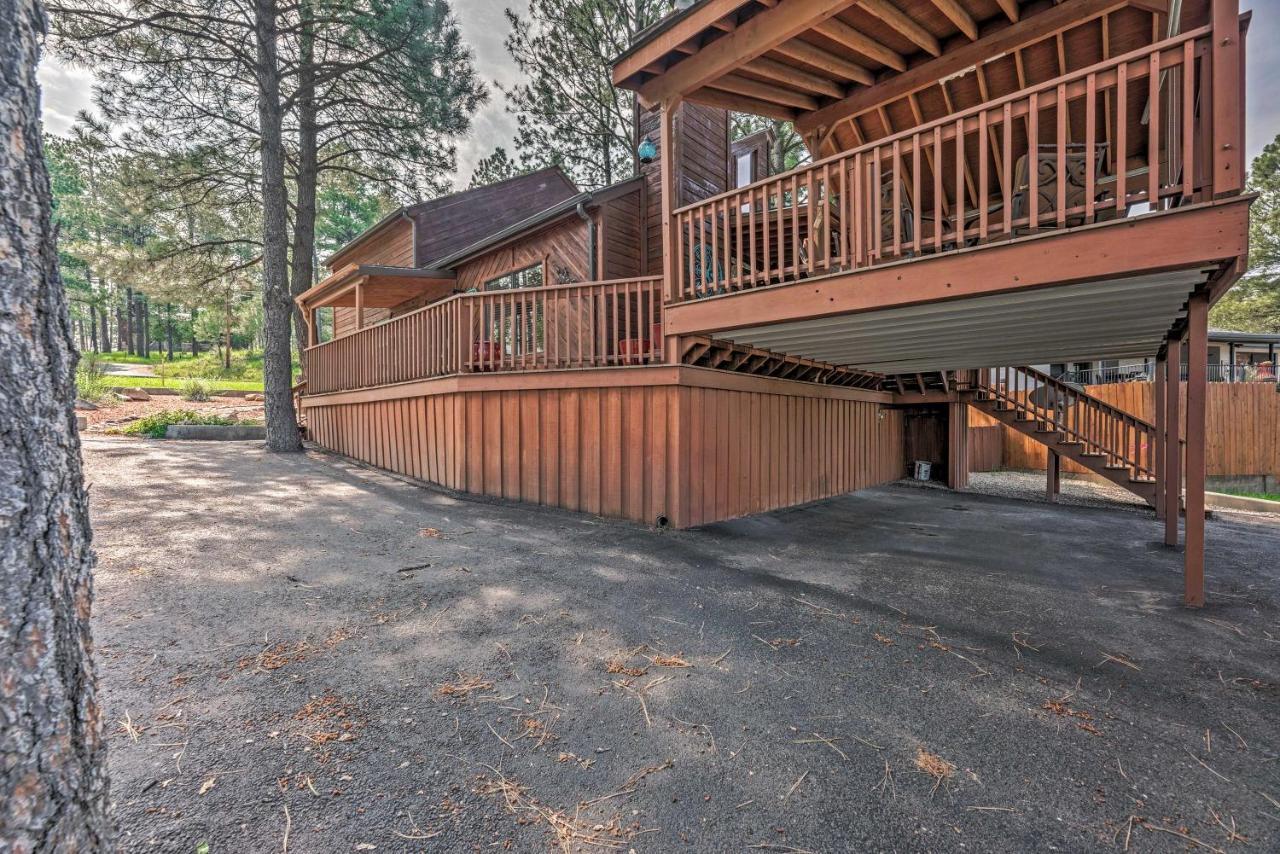 Cozy Ruidoso Cabin With Private Hot Tub And Large Deck Экстерьер фото