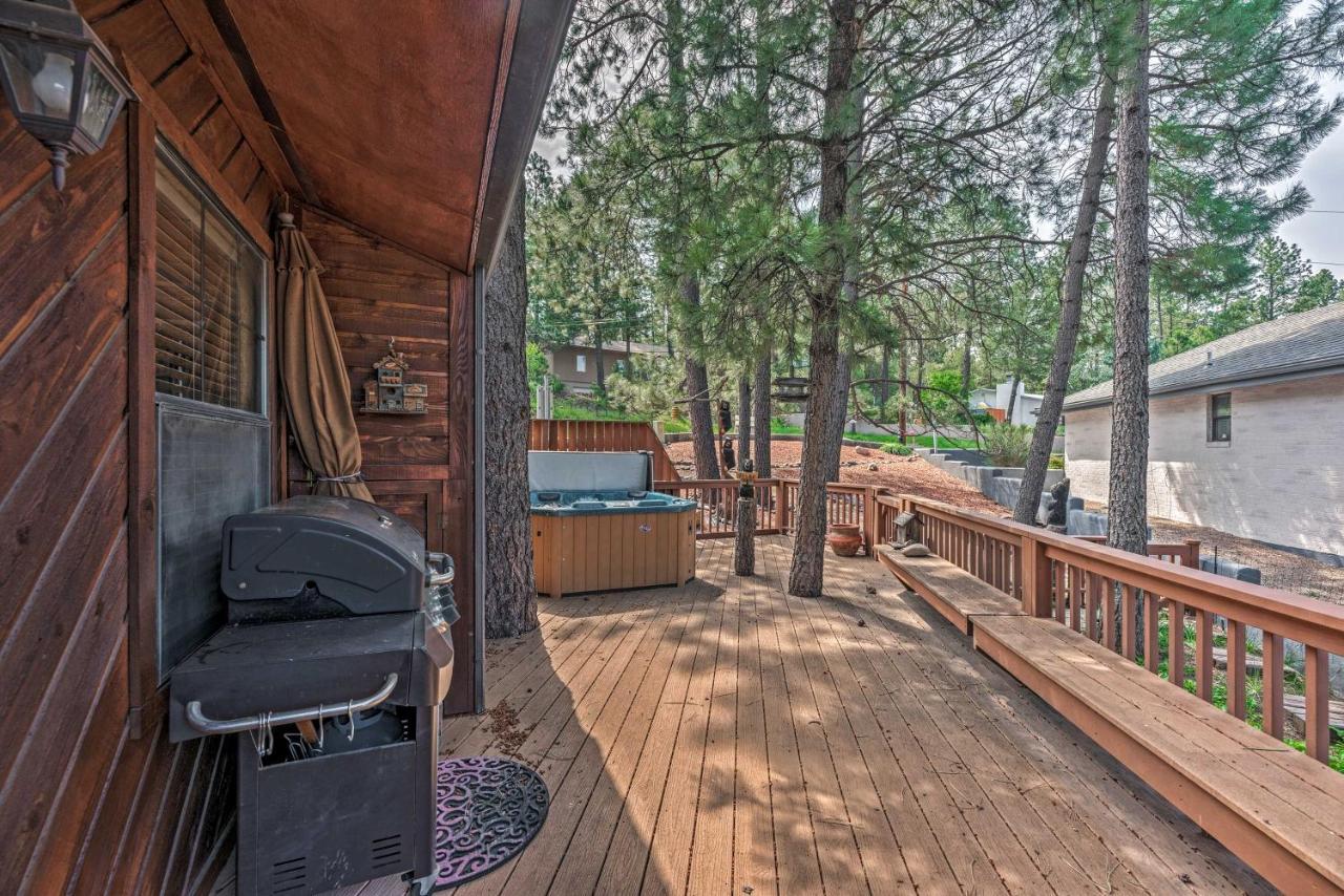 Cozy Ruidoso Cabin With Private Hot Tub And Large Deck Экстерьер фото