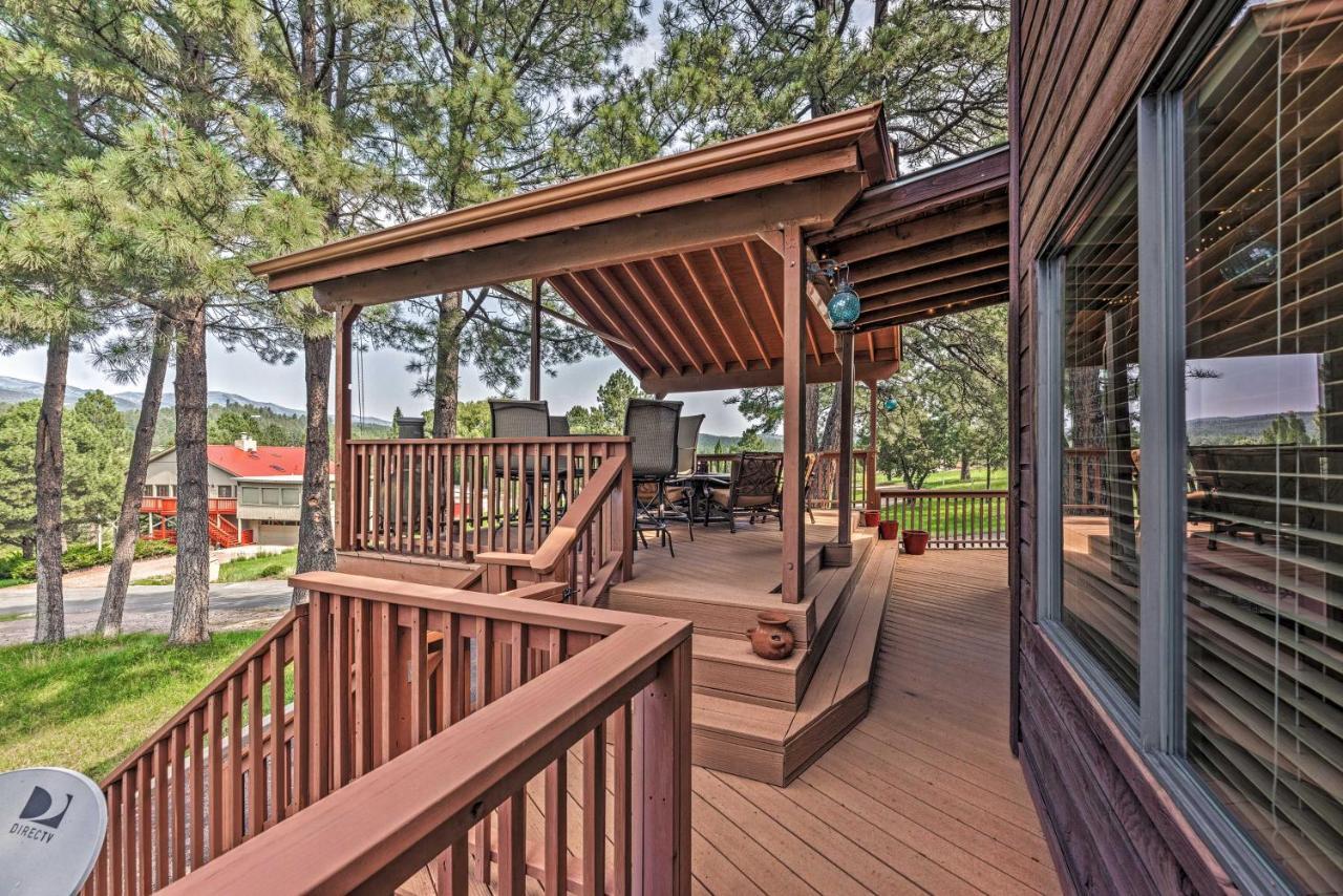 Cozy Ruidoso Cabin With Private Hot Tub And Large Deck Экстерьер фото